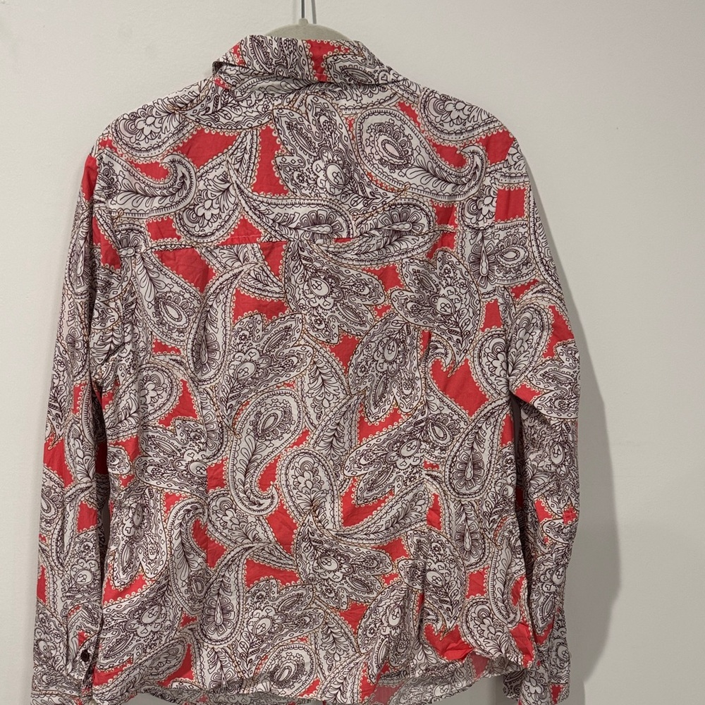 Boden Paisley Button Down Shirt - Picture 4 of 7